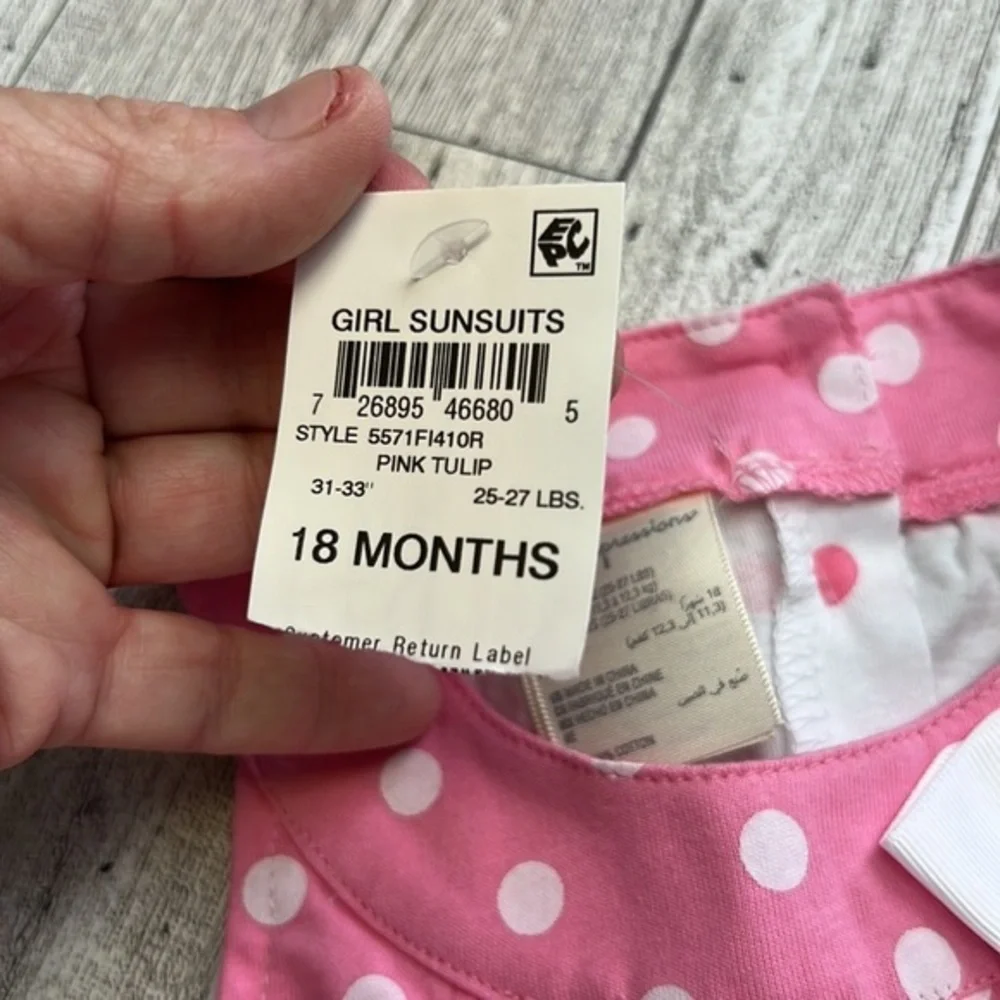 NWT‎ First Impressions baby girl onesie